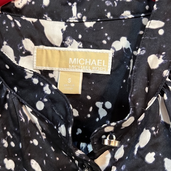 Michael Kors Peasant Peplum Blouse - Picture 2 of 6
